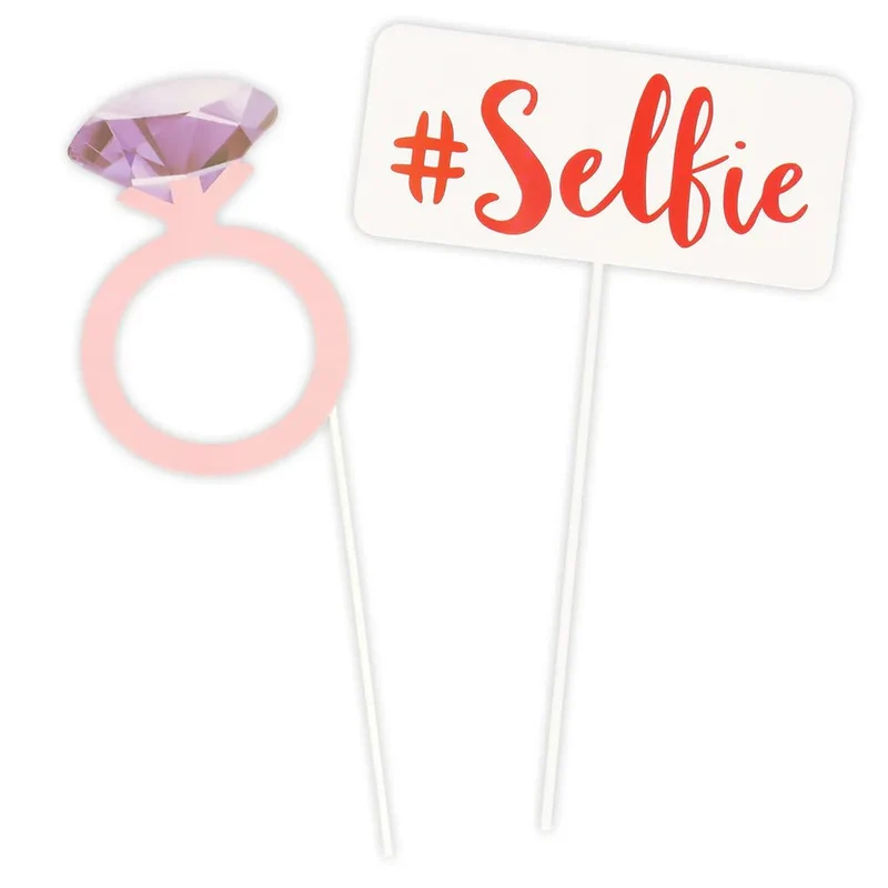 10-teiliges Set mit Foto-Requisiten „Bride to be“