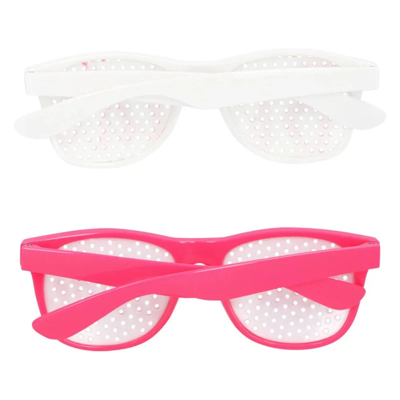 Team Bride Brille Weiß Rosa 3er-Set