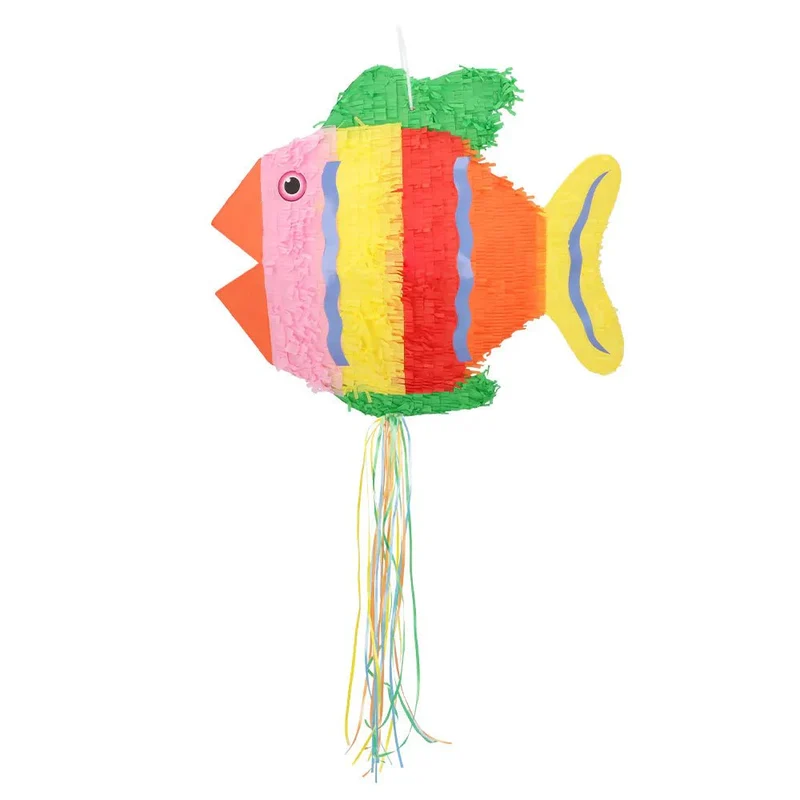 Fisch-Piñata, bunt, 57 cm