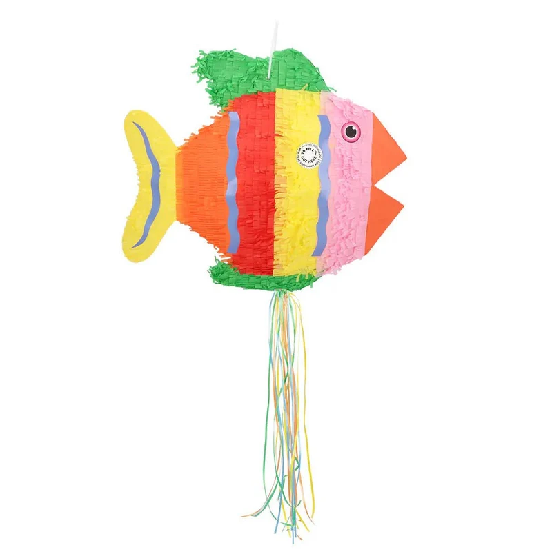 Fisch-Piñata, bunt, 57 cm