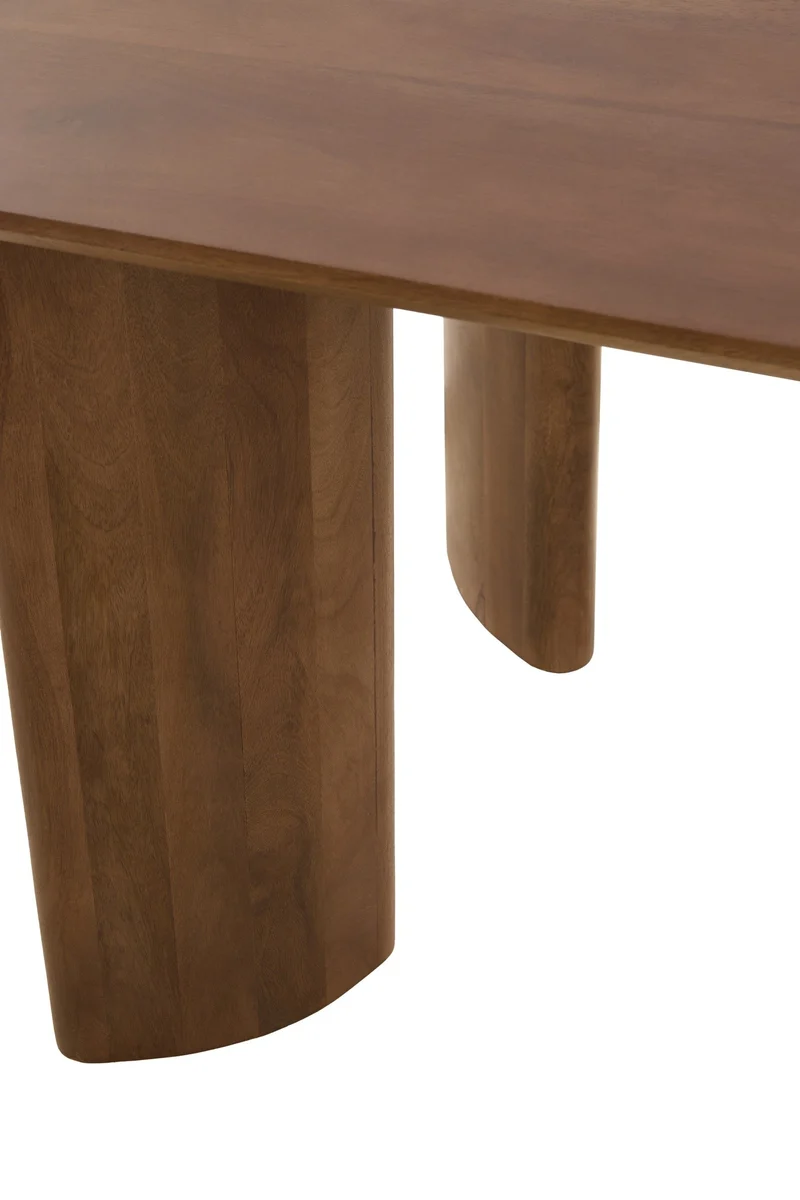 Esstisch AYMARA dunkelbraun 220x100x76cm