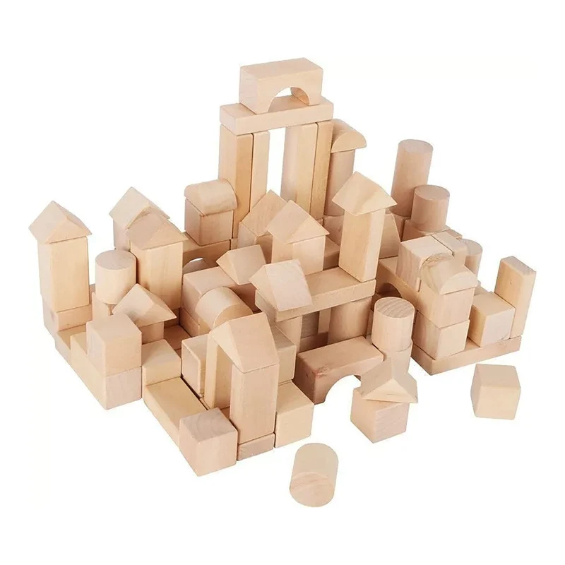 Holzbausteine natur