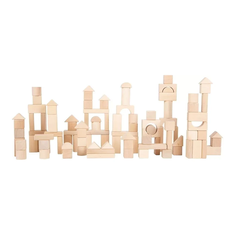 Holzbausteine natur