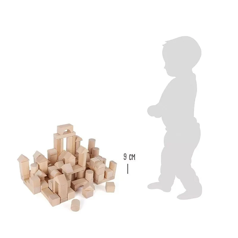 Holzbausteine natur
