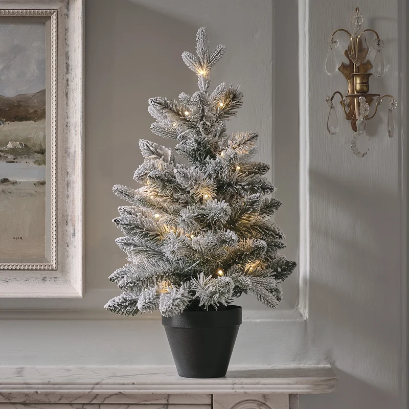 60cm verschneiter LED-Weihnachtsbaum