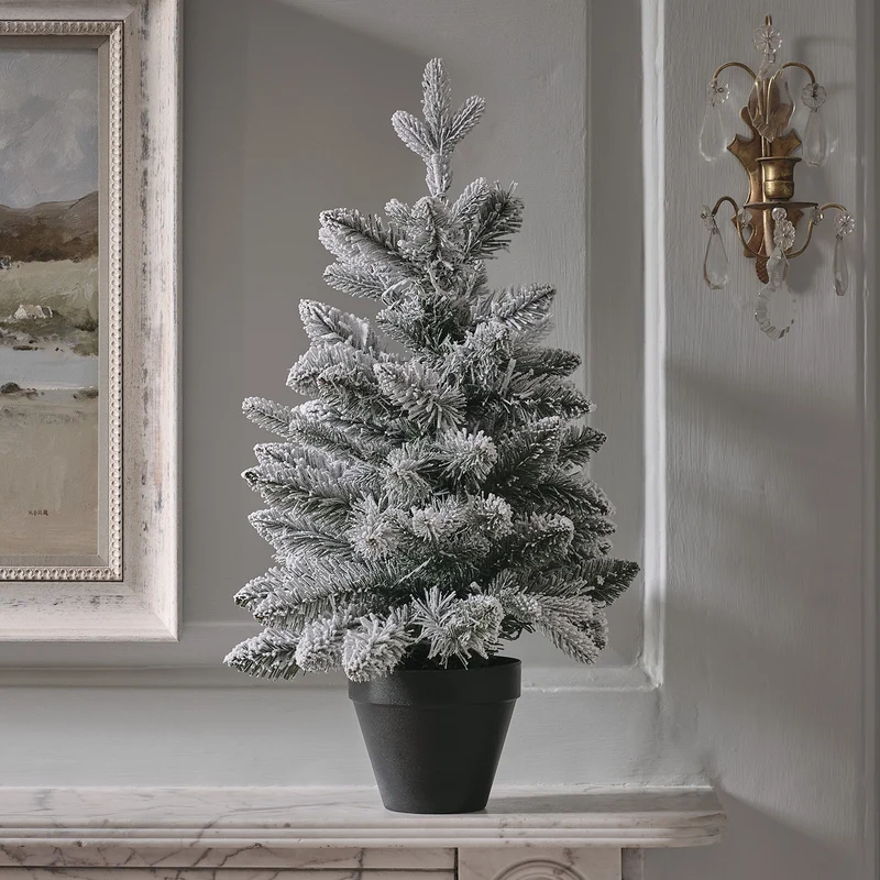 60cm verschneiter LED-Weihnachtsbaum