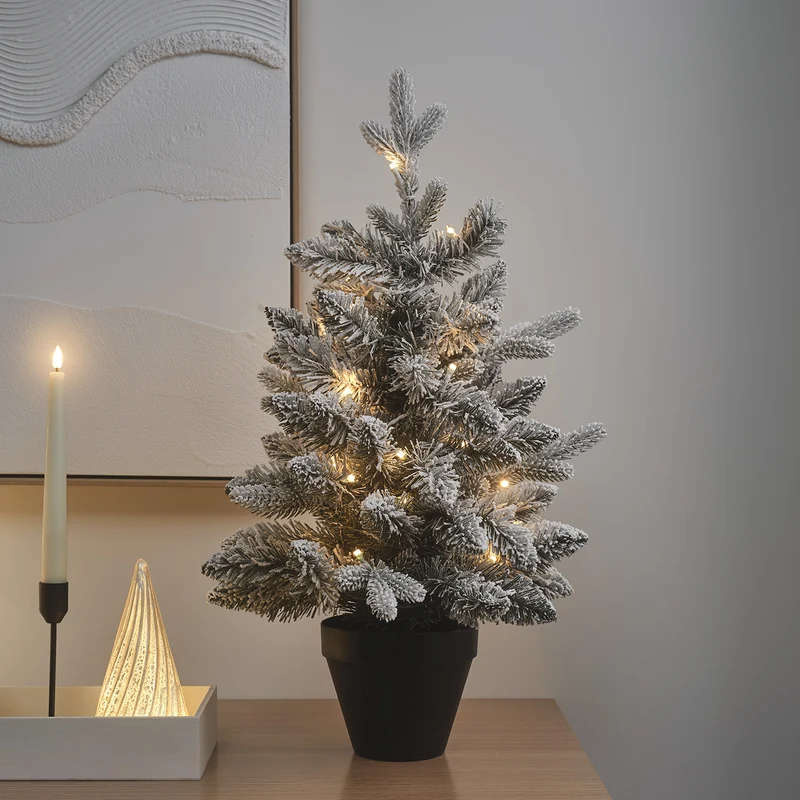 60cm verschneiter LED-Weihnachtsbaum
