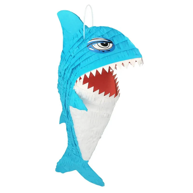 Hai-Piñata, blau, 62 cm