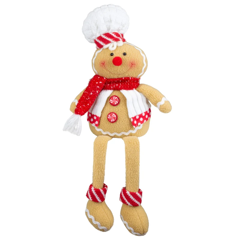Lebkuchenfiguren Kantenhocker 26cm(45cm) Dekofigur sitzend 2 Designs
