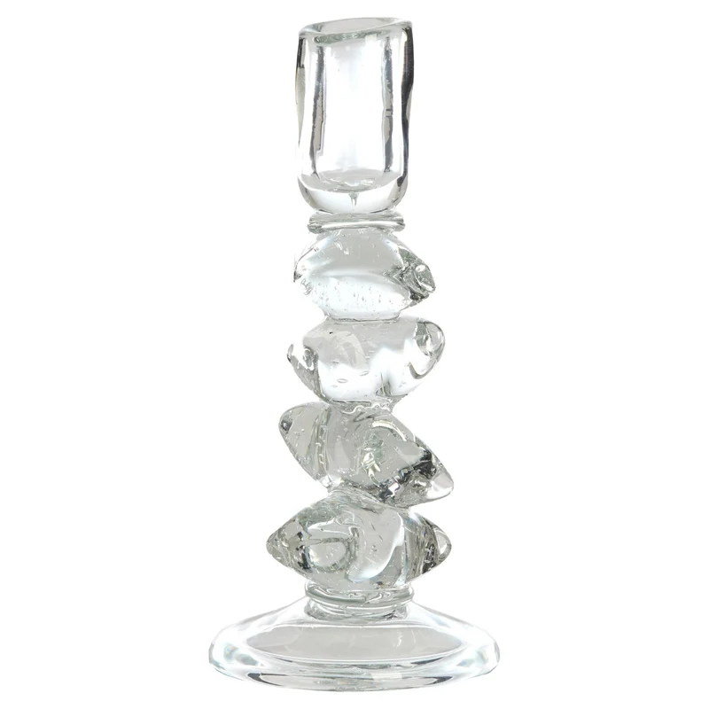 Kerzenständer ESTIVA transparent Ø11x24,5cm
