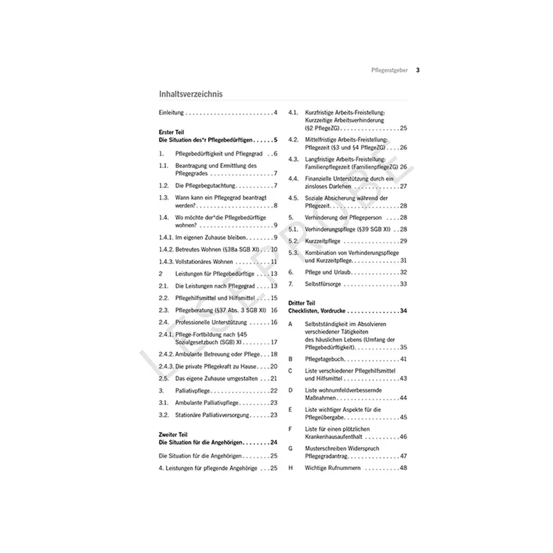 Pflege und Vorsorge – geregelt!