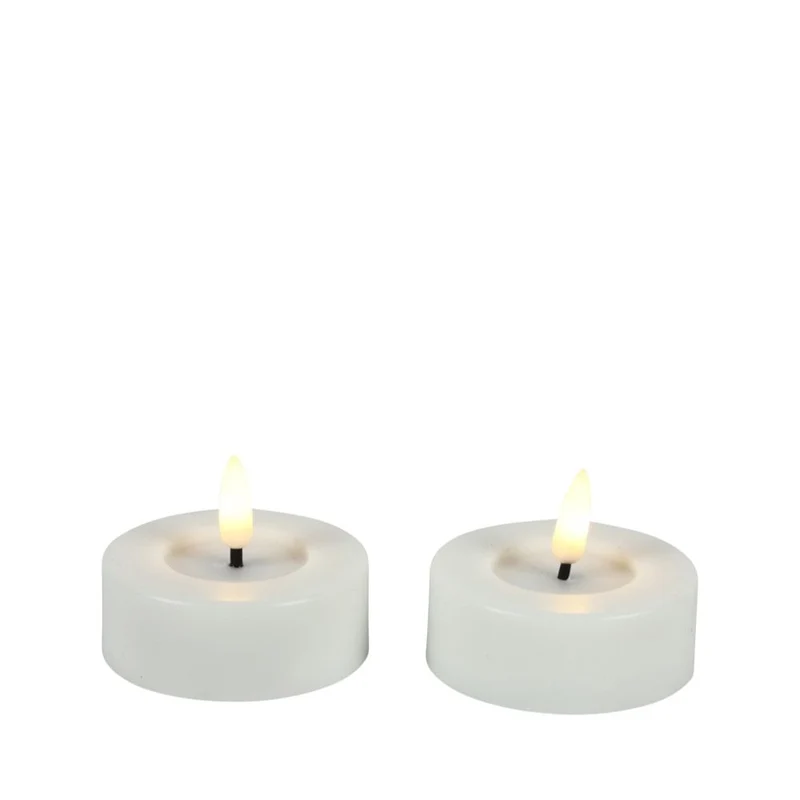 Maxi Teelicht LED 2St, weiß