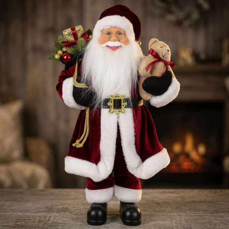 Weihnachtsmann Torben 45cm stehend