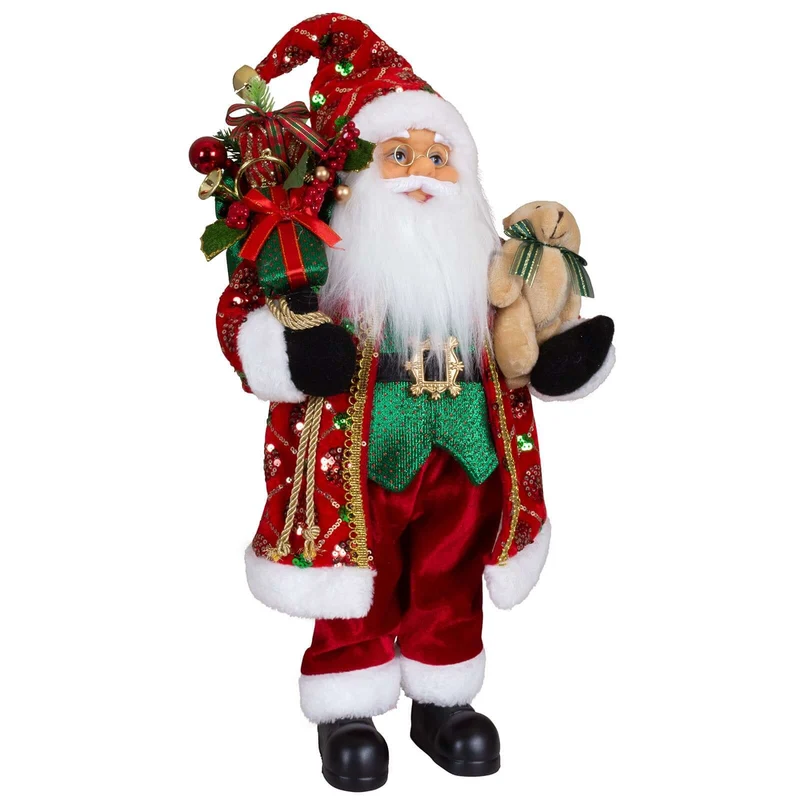 Weihnachtsmann Gunnar 45cm stehend