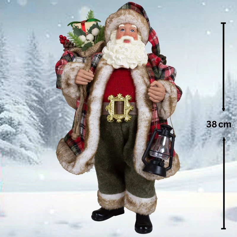 Weihnachtsmann 38cm stehend