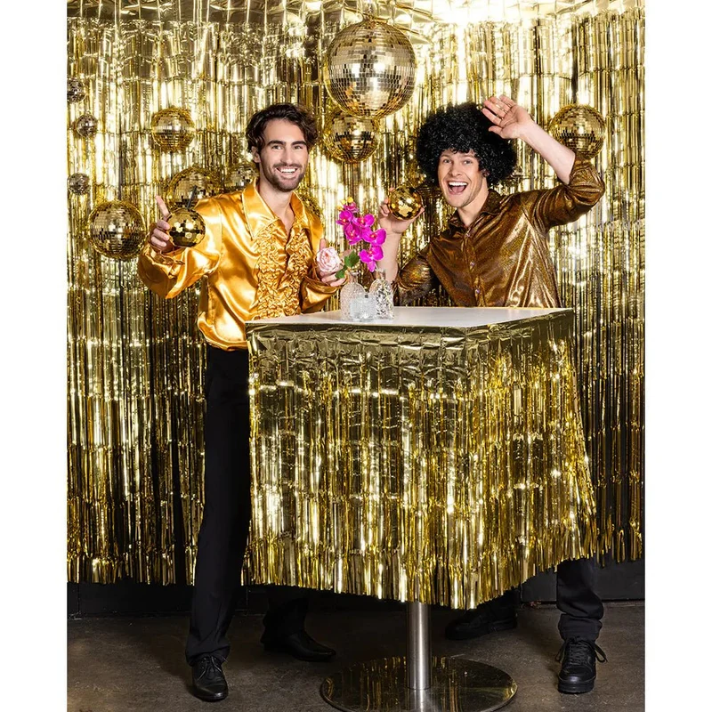 Goldene Disco-Kugel, glänzend, 30 cm