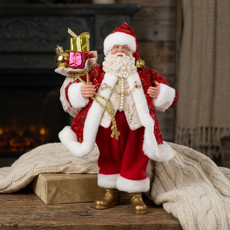Weihnachtsmann 28cm stehend