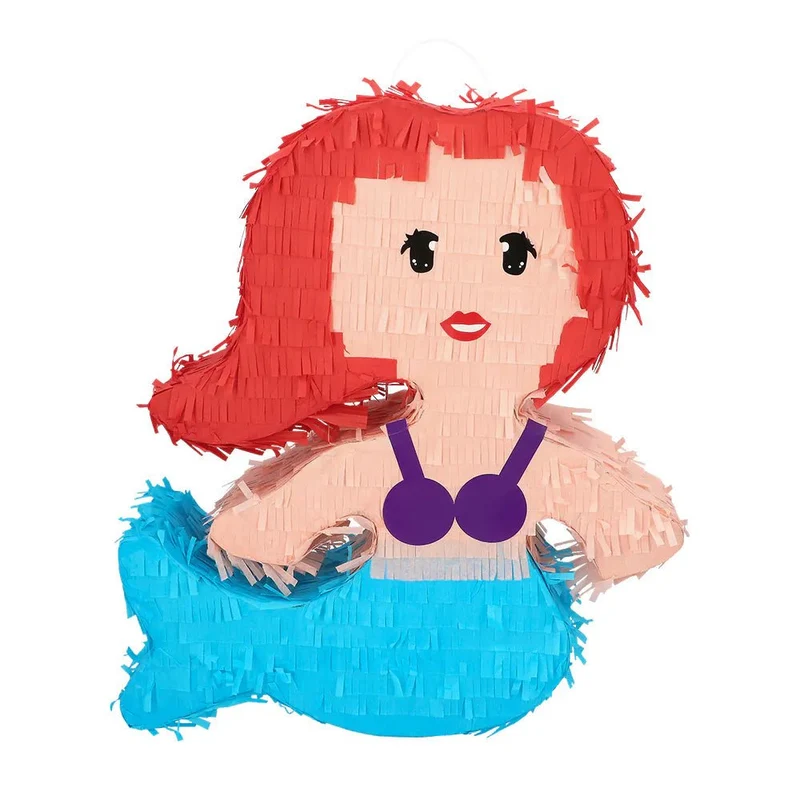 Meerjungfrau-Piñata, bunt, 44 cm