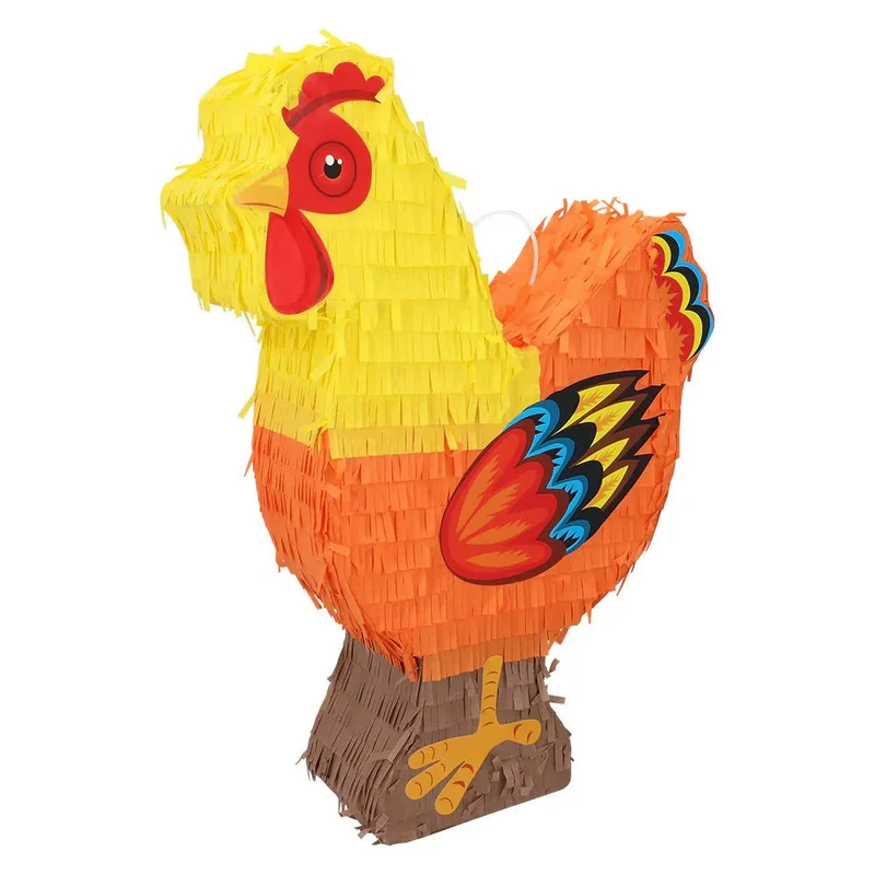 Hahn-Piñata, bunt