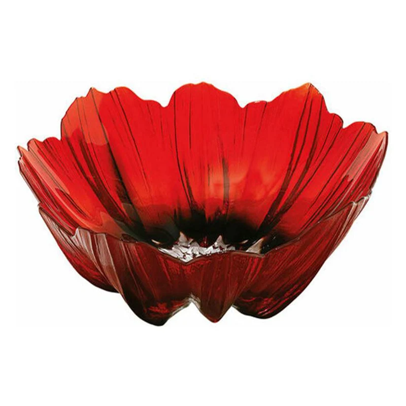 Glasschale "Mohnblüte" Ø 26 cm