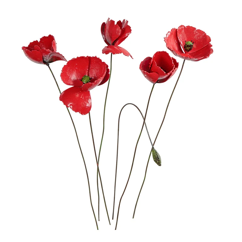 Gartenstecker "Mohn"