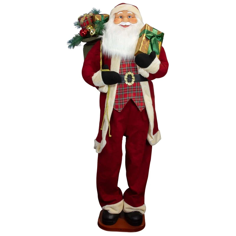 XXL Weihnachtsmann 230cm stehend Santa platzspared