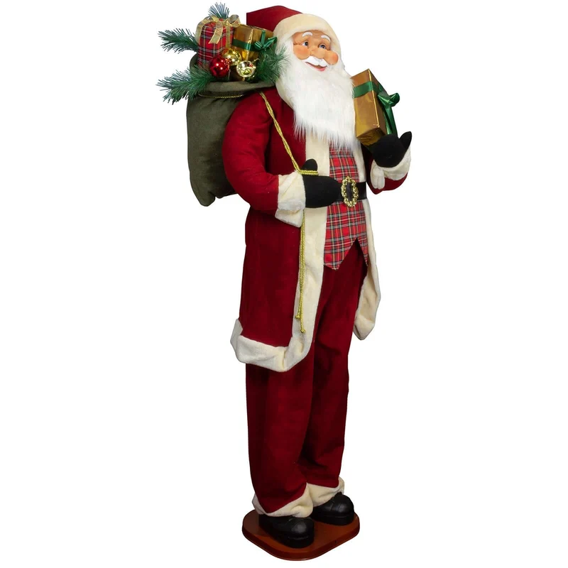 XXL Weihnachtsmann 230cm stehend Santa platzspared
