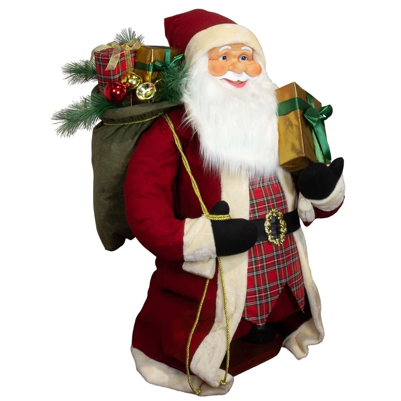 XXL Weihnachtsmann 230cm stehend Santa platzspared