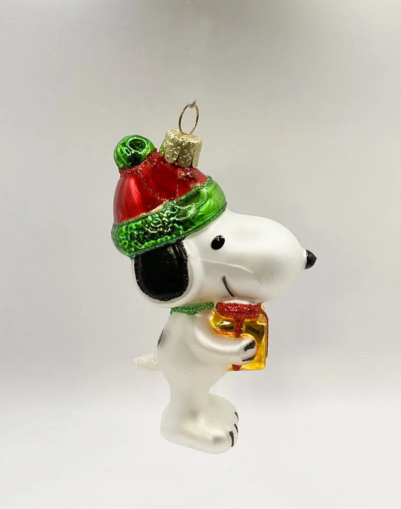 Snoopy mit Geschenk