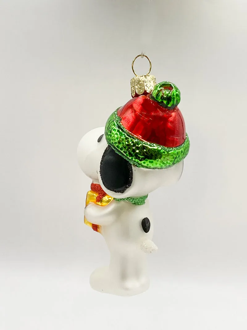 Snoopy mit Geschenk