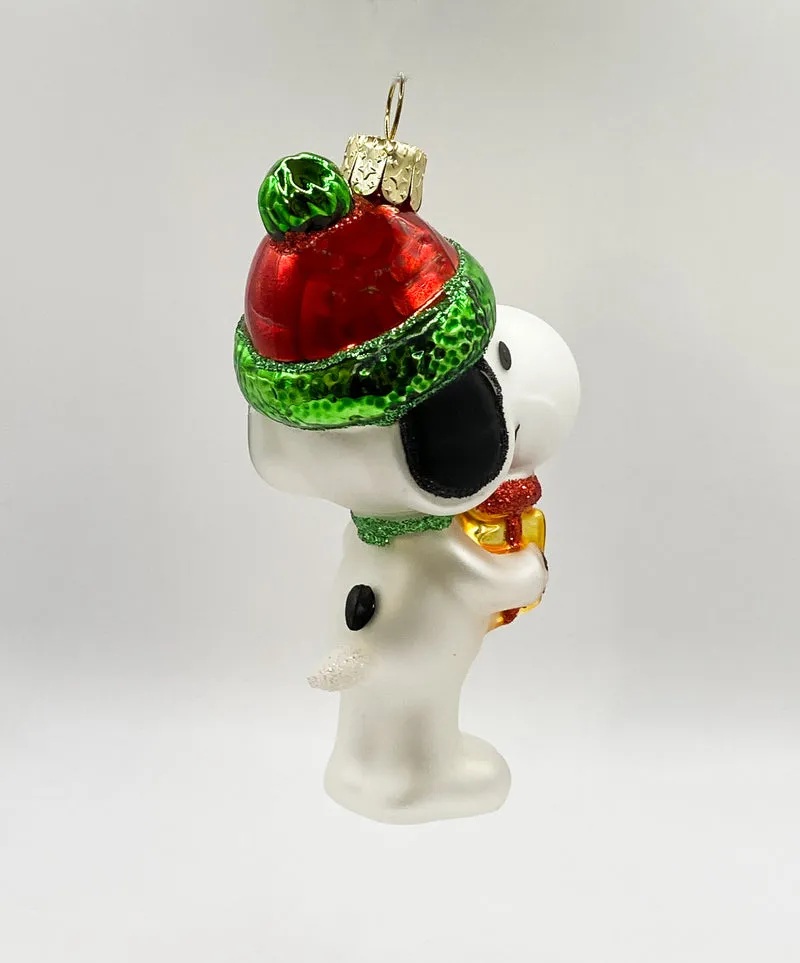 Snoopy mit Geschenk