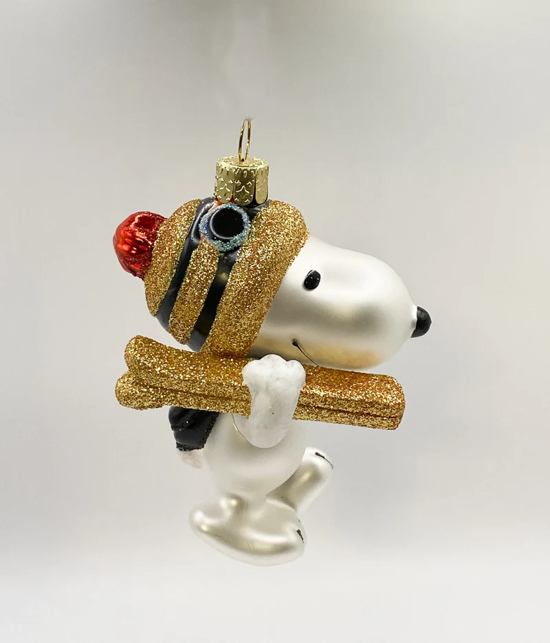 Snoopy geht Ski fahren