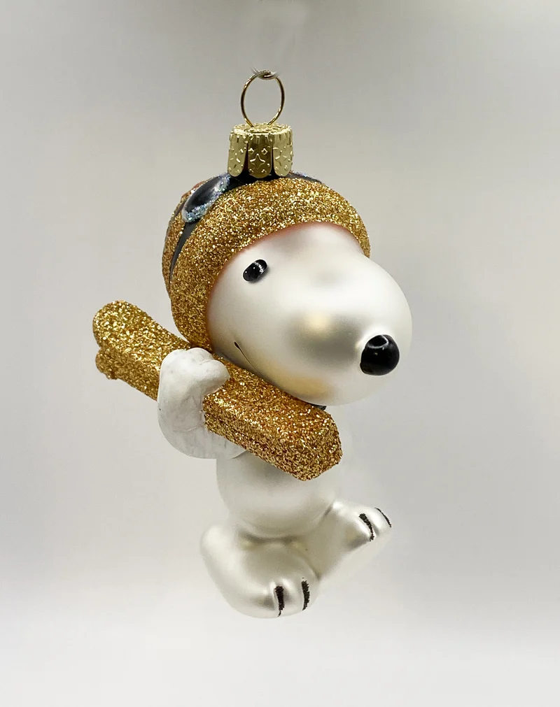 Snoopy geht Ski fahren