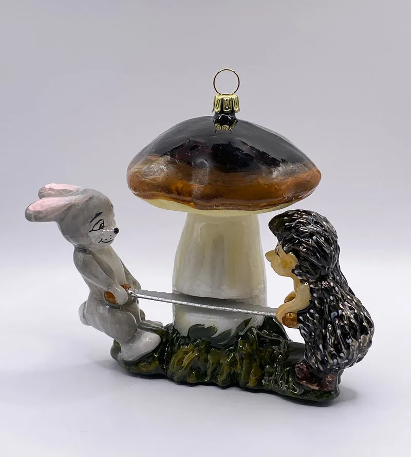 Hase und Igel haben einen Steinpilz gefunden, KOMOZJA MOSTOWSKI