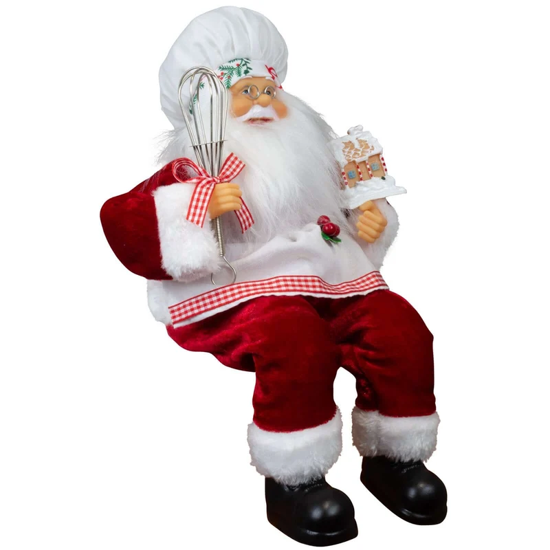 Weihnachtsmann Konditor 'Nicolas' 30cm Kantenhocker