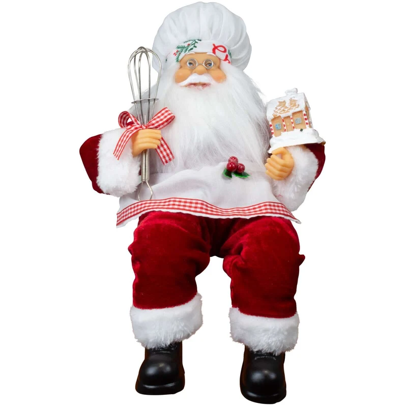 Weihnachtsmann Konditor 'Nicolas' 30cm Kantenhocker
