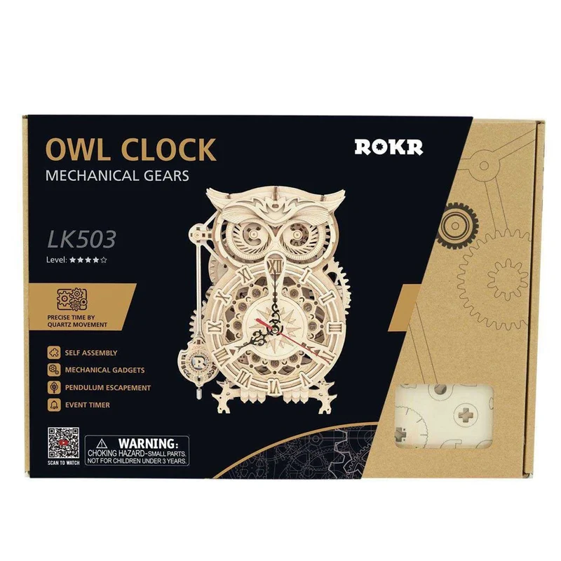 3D-Holzpuzzle, Eulen Puzzle