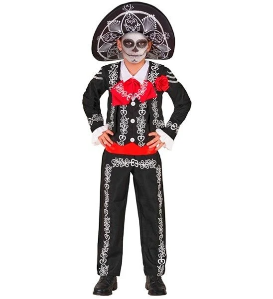 „Día de los Muertos“-Mariachi-Kostüm für Kinder