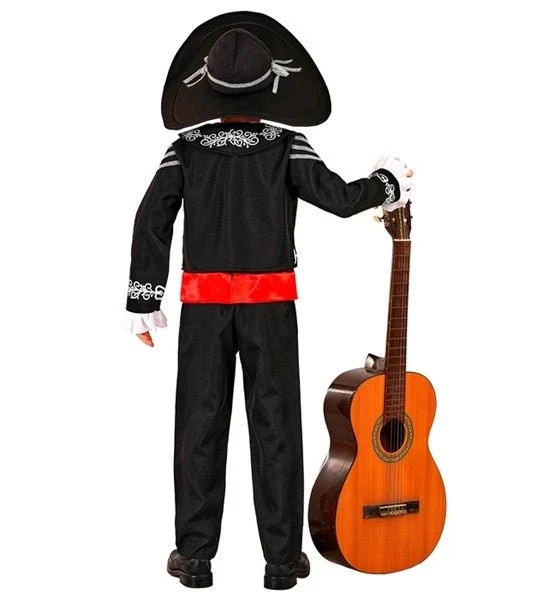 „Día de los Muertos“-Mariachi-Kostüm für Kinder