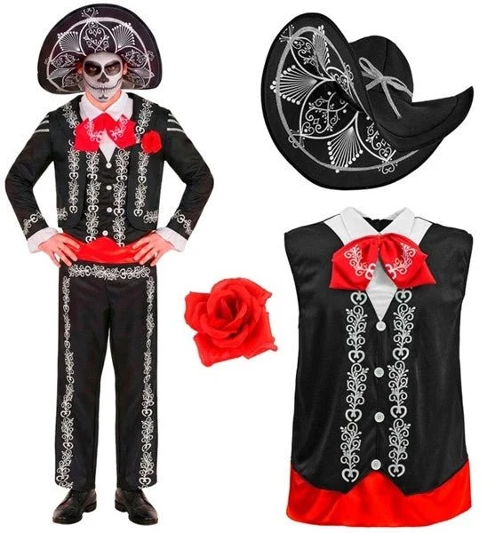„Día de los Muertos“-Mariachi-Kostüm für Herren