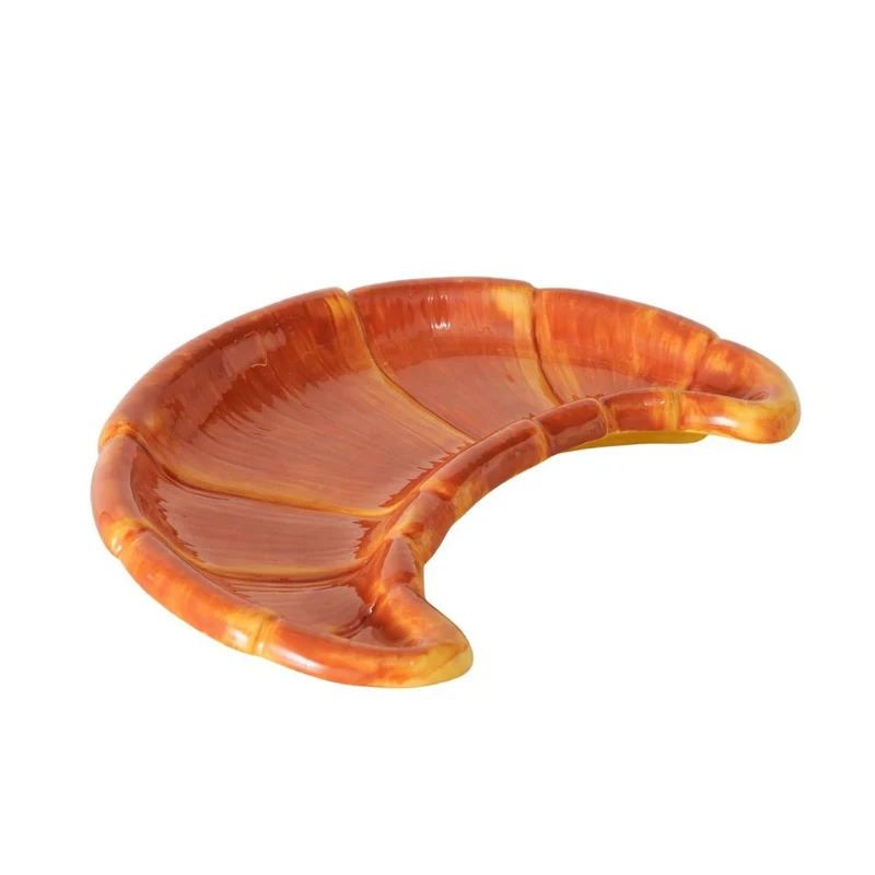 Servierplatte Croissant