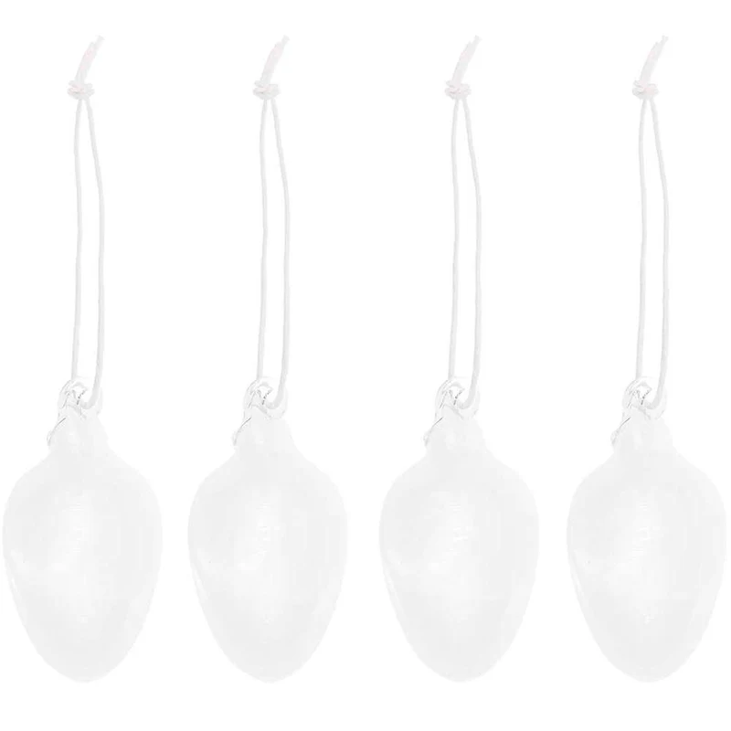 Rico Design Glas Eier klar, 4 Stück