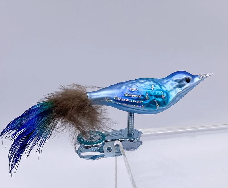 Kleiner blauer Vogel