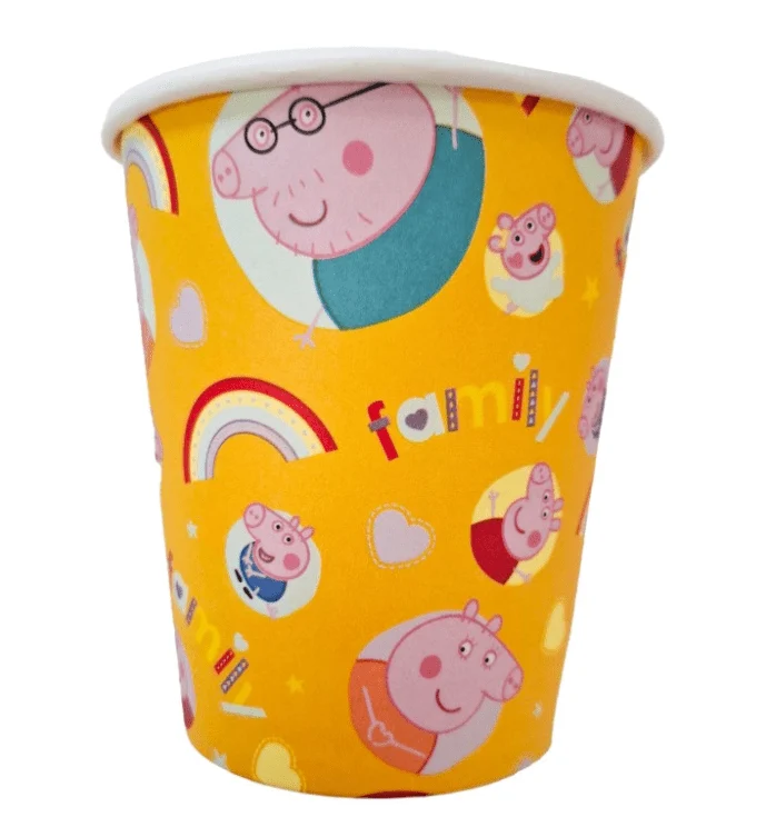 Peppa Pig Papierbecher 266 ml, 8 Stück