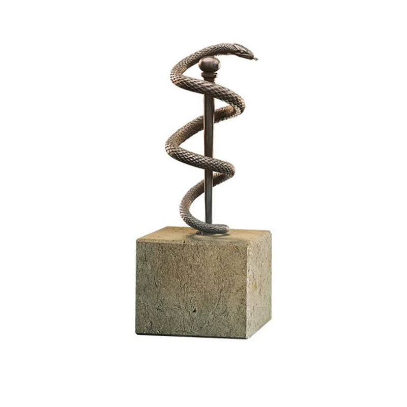 Skulptur "Äskulapnatter"