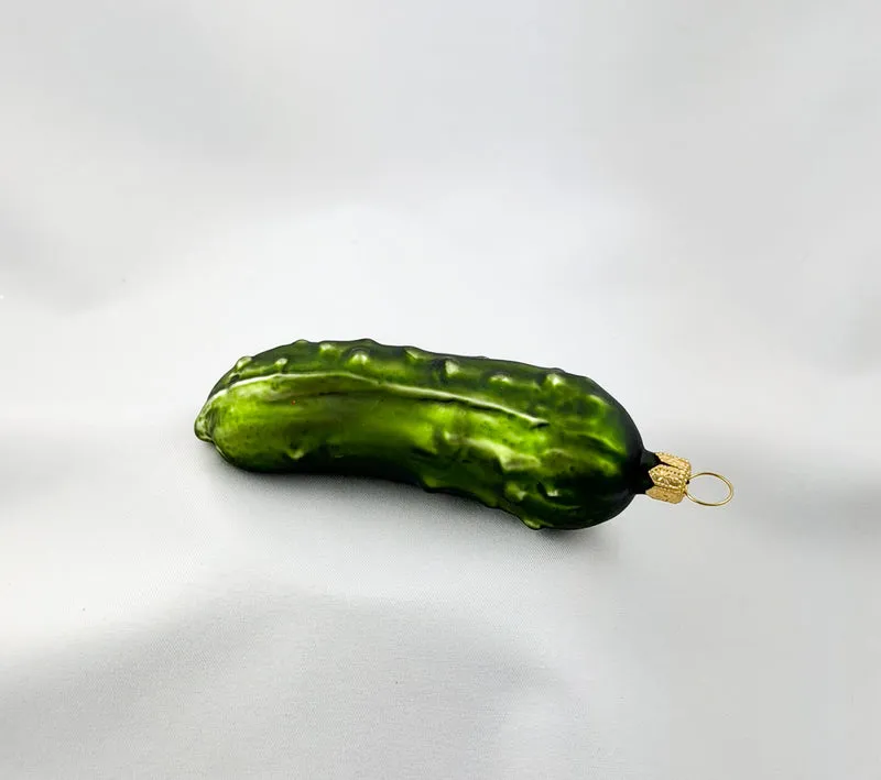 Grosse olivgrüne Weihnachts-Gurke