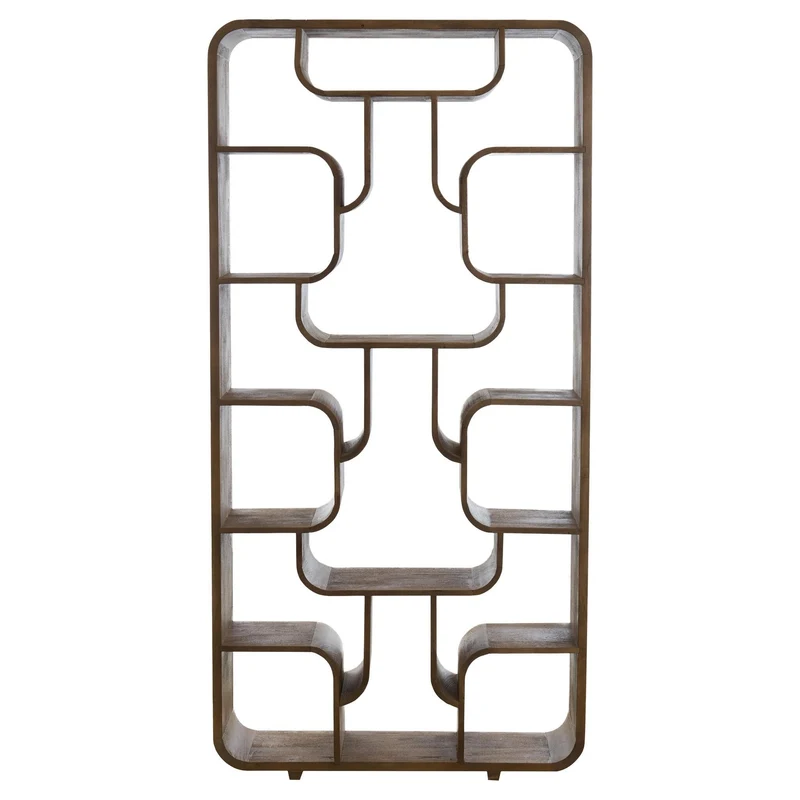 Standregal LABARE grau-braun 100×30×200cm