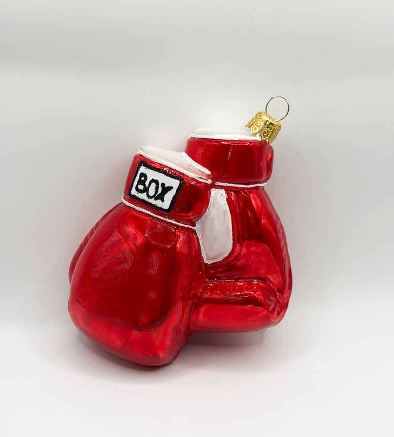 Paar rote Boxhandschuhe