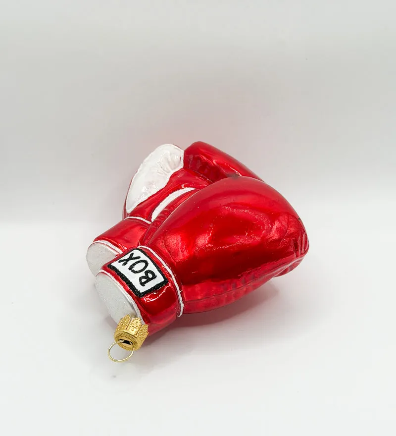Paar rote Boxhandschuhe
