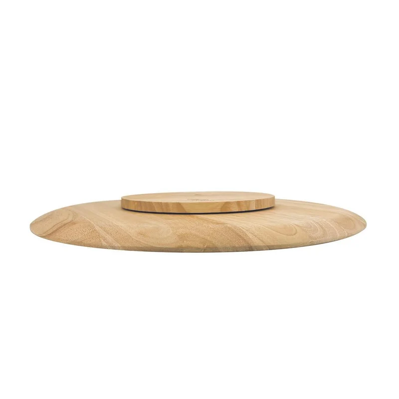 Servierbrett aus Holz drehbar